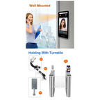 Face Recognition Facial Identification Access Control Pedestrian Swing Gates Time Attendance System