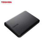 LS Toshiba A5 Series Small Black Portable Hard Drive, High-Speed USB 3.2 Gen1, 500GB/1TB/2TB Compatible With Mac