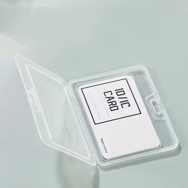 1pcs Waterproof Transparent Card Cover Plastic Bus Card Holder Case Business Credit Cards Bank ID Card Sleeve Protect