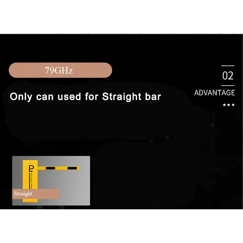 79GHz Radar Vehicle Detector Phone APP Debug Replace Loop Detector For Car Parking System Gate Straight Bar Barrier