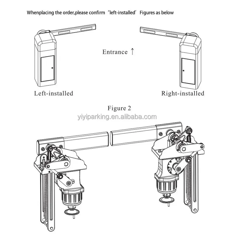 Shenzhen  AC Motor Parking Lot Gates Traffic Automatic Boom Barrier with Arm Swing 3S/6S Hot Sales Made Aluminum Alloy Plastic