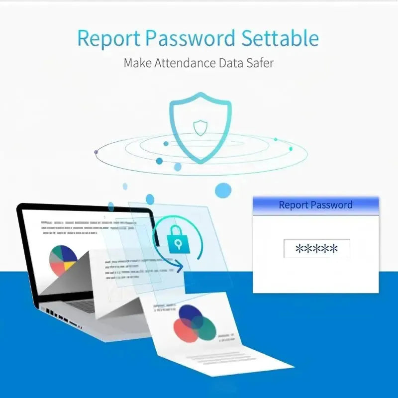 Facial Attendance Fingerprint Recognition Password Unlock Voice Prompt No Software UDisk FAT32 Format Direct Export EXCEL Report