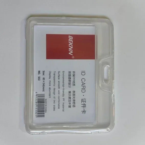 1pcs Waterproof Transparent Card Cover Plastic Bus Card Holder Case Business Credit Cards Bank ID Card Sleeve Protect