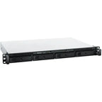 NAS RackStation 1.4Ghz Synology RS422+ 4-Bay Rackmount  Quadcore CPU Rack Station Black (Diskless)