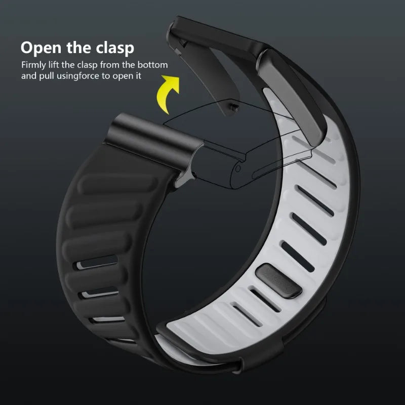 Compatible for Whoop 4.0/Whoop 5.0/MG Sportflex Wrist Band Soft-Touch Silicone Waterproof and Sweatproof Replacement Band