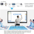 Factory price 86 inches tempered glass large size classroom school digital touch screen interactive digital whiteboard