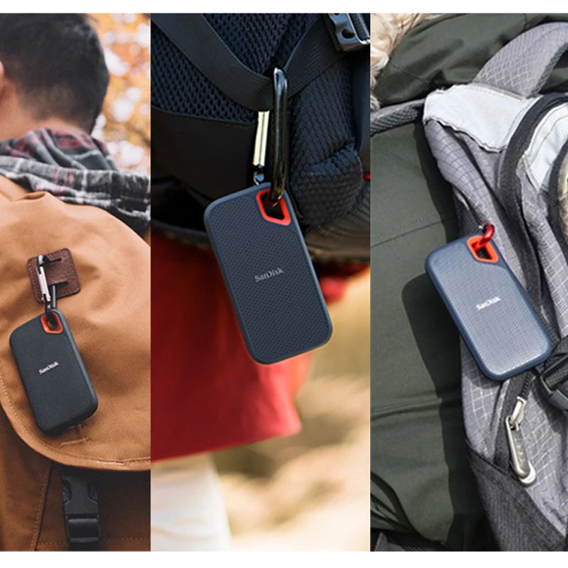 SanDisk E61 Extreme Portable SSD 1TB 2TB 4TB USB 3.2 Gen 2 External Disk Hard Drive Solid State Disk SSD For Laptop Desktop