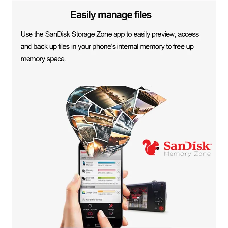 SanDisk E61 Extreme Portable SSD 1TB 2TB 4TB USB 3.2 Gen 2 External Disk Hard Drive Solid State Disk SSD For Laptop Desktop