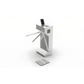 Vertical Barrier Gate Access Control Scanning QR Code Tripod Turnstile Gate with Face Recognition