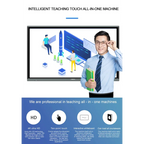 55 65 75 85 86 98 110 inch panel smart board touch screen digital white 8k smart interactive board classroom teaching