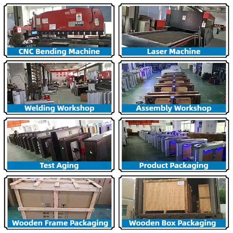 Safety Smart Swing Barrier Turnstile Access Control Security Swing Gate Turnstile for Gym
