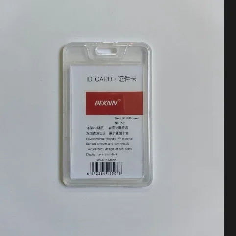 1pcs Waterproof Transparent Card Cover Plastic Bus Card Holder Case Business Credit Cards Bank ID Card Sleeve Protect