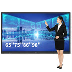 55 65 75 85 86 98 110 inch panel smart board touch screen digital white 8k smart interactive board classroom teaching