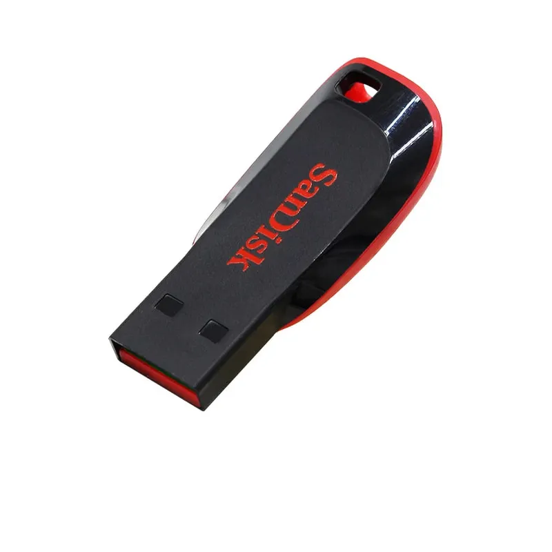 SanDisk USB2.0 FAT32 Cruzer CZ50 Flash Drive Compact Encrypted Flash Memory Stick USB2.0 PenDrive for Desktop Laptop