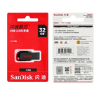 SanDisk USB2.0 FAT32 Cruzer CZ50 Flash Drive Compact Encrypted Flash Memory Stick USB2.0 PenDrive for Desktop Laptop