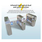 Safety Smart Swing Barrier Turnstile Access Control Security Swing Gate Turnstile for Gym