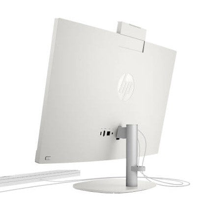 HP All-in-One 24-cr0342nh Desktop Computer, 24" FHD IPS Touch Display, Intel Core i5-1334U, 8GB RAM, 512GB SSD, Intel Iris Xe Graphics, Wired Keyboard & Mouse, No OS, White | BY1X5EA#BH5