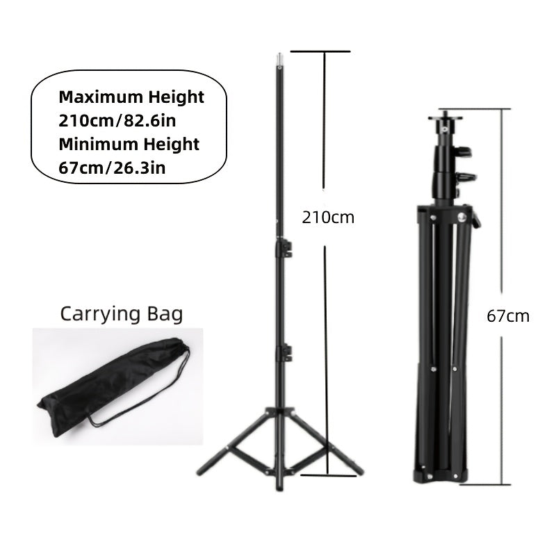 The RP01-B Is a Compact And Portable Tripod for Photography Lighting, Ideal for Use with Softboxes, Video Flashes, And Reflector Fill Lights in Photography Studios. It Works with Various Sizes of Background Stands, Including