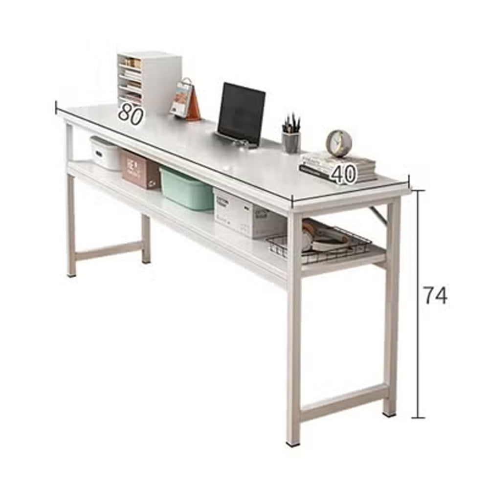 Double Layer Computer And Home Desk Long Table