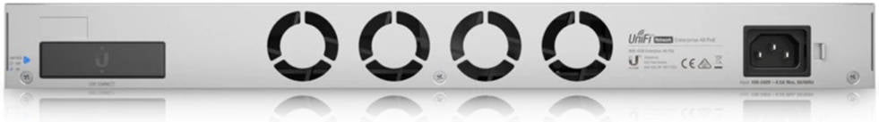 Ubiquiti 48-Pt Managed Switch Enterprise, 2.5Gb PoE+ Ports, 320Gb/s Switching, 4x 10Gb SFP+, 720W Budget, Layer 3 Features | USW-Enterprise-48-PoE