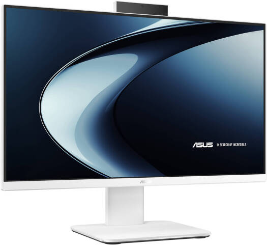 ASUS V400 All-in-One Desktop Computer, 24" FHD LED Touch Display, Intel Core i7-13620H, 8GB RAM 512GB SSD, Intel UHD Graphics, English Wireless Keyboard, No OS, White | 90PT03X1-M05KW0