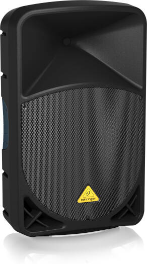 Behringer B115D, Active 2-Way 15" PA Speaker System With Wireless Option And Integrated Mixer, 1000-Watt 2-way, Ultra-compact And Lightweight, Class-D Amplifier | B115D