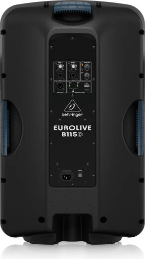 Behringer B115D, Active 2-Way 15" PA Speaker System With Wireless Option And Integrated Mixer, 1000-Watt 2-way, Ultra-compact And Lightweight, Class-D Amplifier | B115D