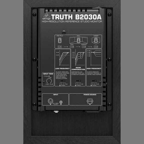 Behringer B2030A PC, High-Resolution, Active 2-Way Reference Studio Monitor, 50Hz To 21kHz, Magnetic Shielding, Deformation-resistant Aluminum Die-cast Chassis | B2030APC