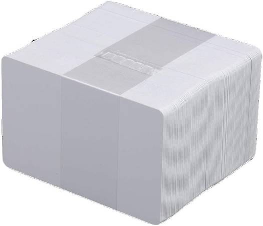 Zebra PVC PlasticCards for ID Card Printing, High-performance Image Sharpness, Enhanced Security Features, Compatible with SMART 31S ID Printer, 100 Pcs | PVC-S31-100