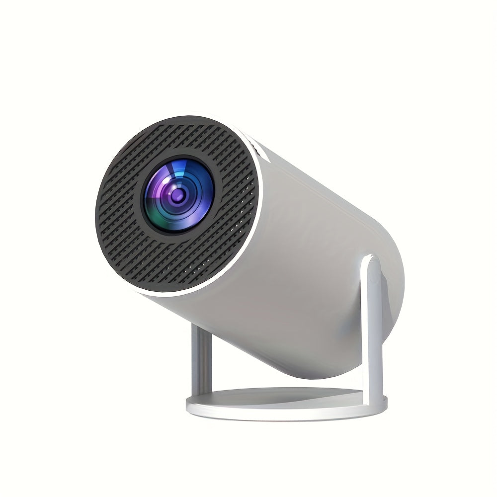 Portable Projector HY600 with Android 11 | 4K/1080P Full HD, Automatic Keystone Correction, 290 Lumens Brightness, Compatible with Laptops/PCs/Smartphones/USB, EU Plug