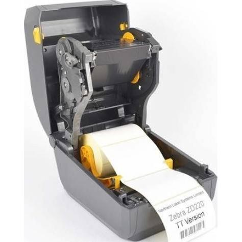Zebra ZD220 TT Label Printer, 203 dpi/8 Dots Per mm Resolution, 4 in./102 mm Per Second Print Speed, Peeler, EPLII, ZPLII, USB | ZD22042-T0EG00EZ