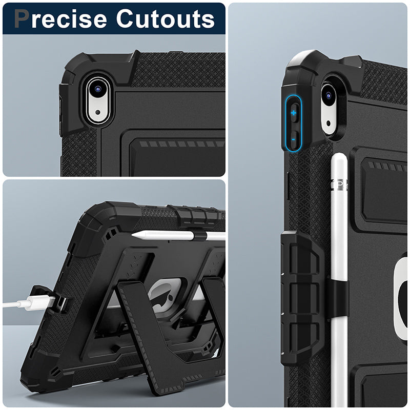 Bumper Silicone Tablet Case For iPad 10th Generation 10.9 inch 2026 Cover Built in Folding Kickstand