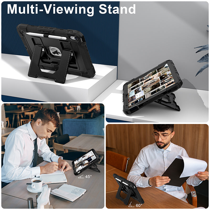 Bumper Silicone Tablet Case For iPad 10th Generation 10.9 inch 2026 Cover Built in Folding Kickstand