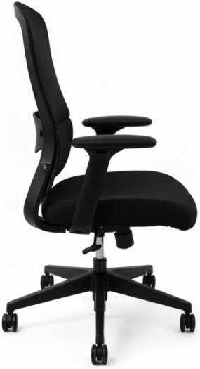 Neo Front 555B-BK Office Chair Low Back Mesh Office Chair, Adjustable Height, 360° Rotation & Soft Cushioned Seat, Ergonomic Mesh Executive Computer Chair for Home & Office, Black | 555B-BK