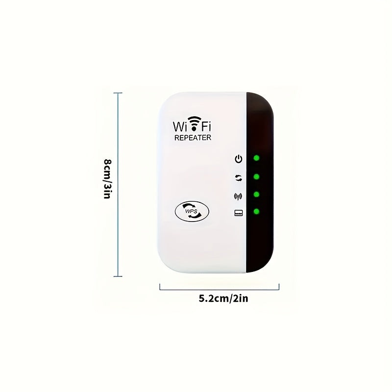 Wireless Extender Repeater | OURLIFE Home Network Signal Booster - Enhances WiFi Coverage and Performance, 2.4 GHz Single Band, Power Supply 220V-240V