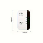 Wireless Extender Repeater | OURLIFE Home Network Signal Booster - Enhances WiFi Coverage and Performance, 2.4 GHz Single Band, Power Supply 220V-240V