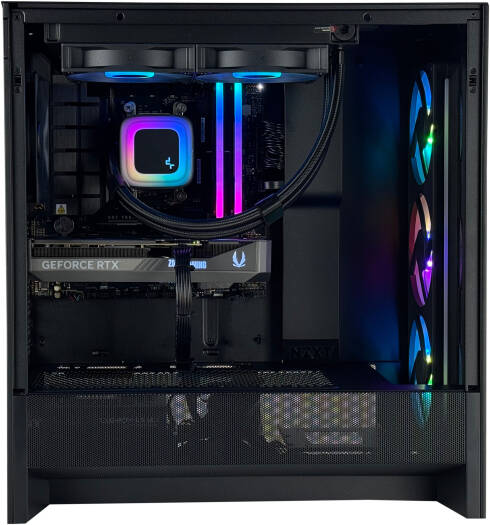 PowerLite Gaming PC - Intel Core Ultra 5 225F, ASUS NVIDIA RTX 5060 8GB, 16GB 5200MHz DDR5 RAM, 1TB M.2 PCIe Gen 4 NVMe SSD + 650W PSU