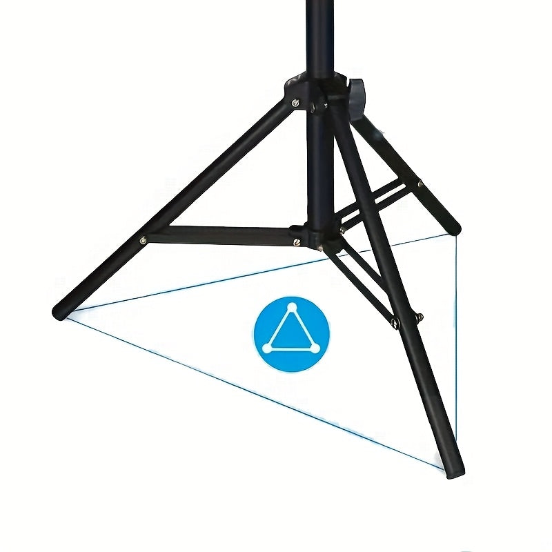 Adjustable Projector Mount Stand, Bare Frame Without Gimbal - 110cm (43.31 Inches) Adjustable Height, Carbon Steel Tripod, for Ground-mounted Cameras and Projectors
