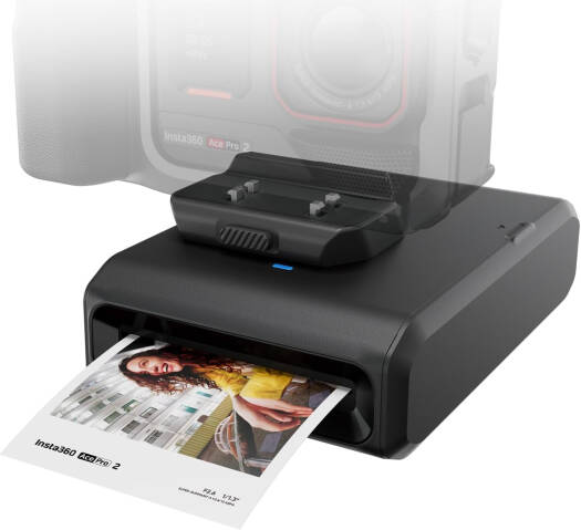 Insta360 Ace Pro 2 Pocket Bluetooth Instant Photo Printer, Portable Wireless Printing, Direct Camera Connection, Compact Design, Fast Print, Black | Pocket Printer