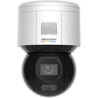 Hikvision 3" 4 MP ColorVu Mini PT Dome Network Camera, 1/1.8" Progressive Scan CMOS Sensor, 4mm Focal Length, F1.0 Aperture, Video Tampering, Motion Detection, White | DS-2DE3A400BW-DE(F1)(T5)