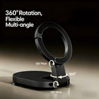 Phone Holder, Magsafe-Compatible Ring Mount, 360° Rotatable Phone Stand for Car, Desk, Travel, Universal Smartphone Grip