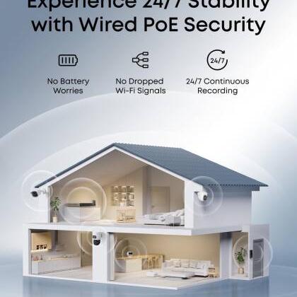 Eufy NVR Security System E40, 4K UHD, 4 Security Cameras, 122° Wide-Angle, Starlight Color Night Vision, AI-Powered Video Finder, IP67 Waterproof, Two-Way Talk, 2TB HDD Included | E8P00322