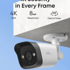 Eufy NVR Security System E40, 4K UHD, 4 Security Cameras, 122° Wide-Angle, Starlight Color Night Vision, AI-Powered Video Finder, IP67 Waterproof, Two-Way Talk, 2TB HDD Included | E8P00322
