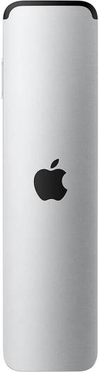 Apple TV Siri Remote 3rd Generation, Touch-Sensitive Circular Clickpad, Siri Button for Voice Control, USB-C Charging Port, Compatible with Apple TV 4K, Silver | MNC73AM/A