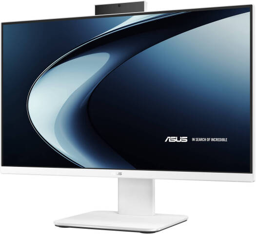 ASUS V400 All-in-One Desktop Computer, 24" FHD LED Touch Display, Intel Core i7-13620H, 8GB RAM 512GB SSD, Intel UHD Graphics, English Wireless Keyboard, No OS, White | 90PT03X1-M05KW0