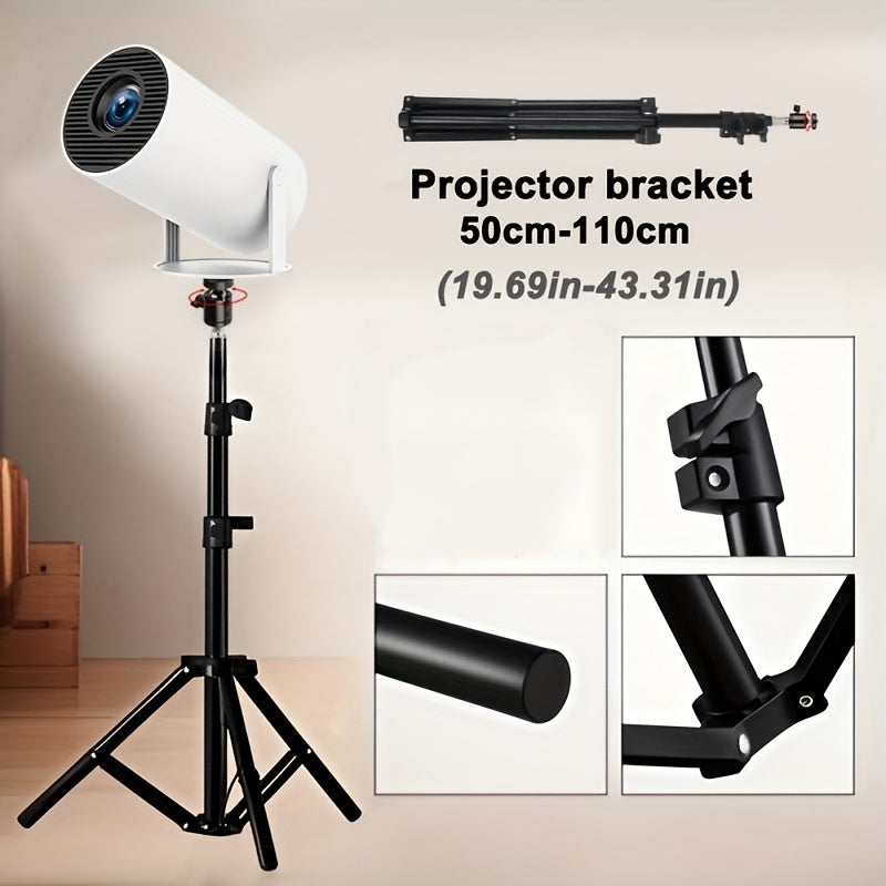 Adjustable Projector Mount Stand, Bare Frame Without Gimbal - 110cm (43.31 Inches) Adjustable Height, Carbon Steel Tripod, for Ground-mounted Cameras and Projectors