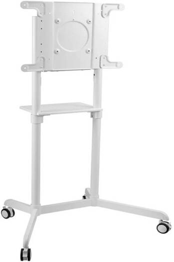 SAMSUNG Flip Pro WMB Interactive Display with Skill Tech Rotating Mobile Stand, 55" 4K UHD VA 60Hz Display, IR Touch Technology, Built-In Cable Management, White | LH55WMBWBGCXUE / SH 046RMS