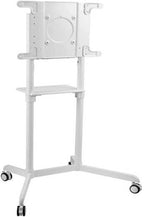 SAMSUNG Flip Pro WMB Interactive Display with Skill Tech Rotating Mobile Stand, 55" 4K UHD VA 60Hz Display, IR Touch Technology, Built-In Cable Management, White | LH55WMBWBGCXUE / SH 046RMS