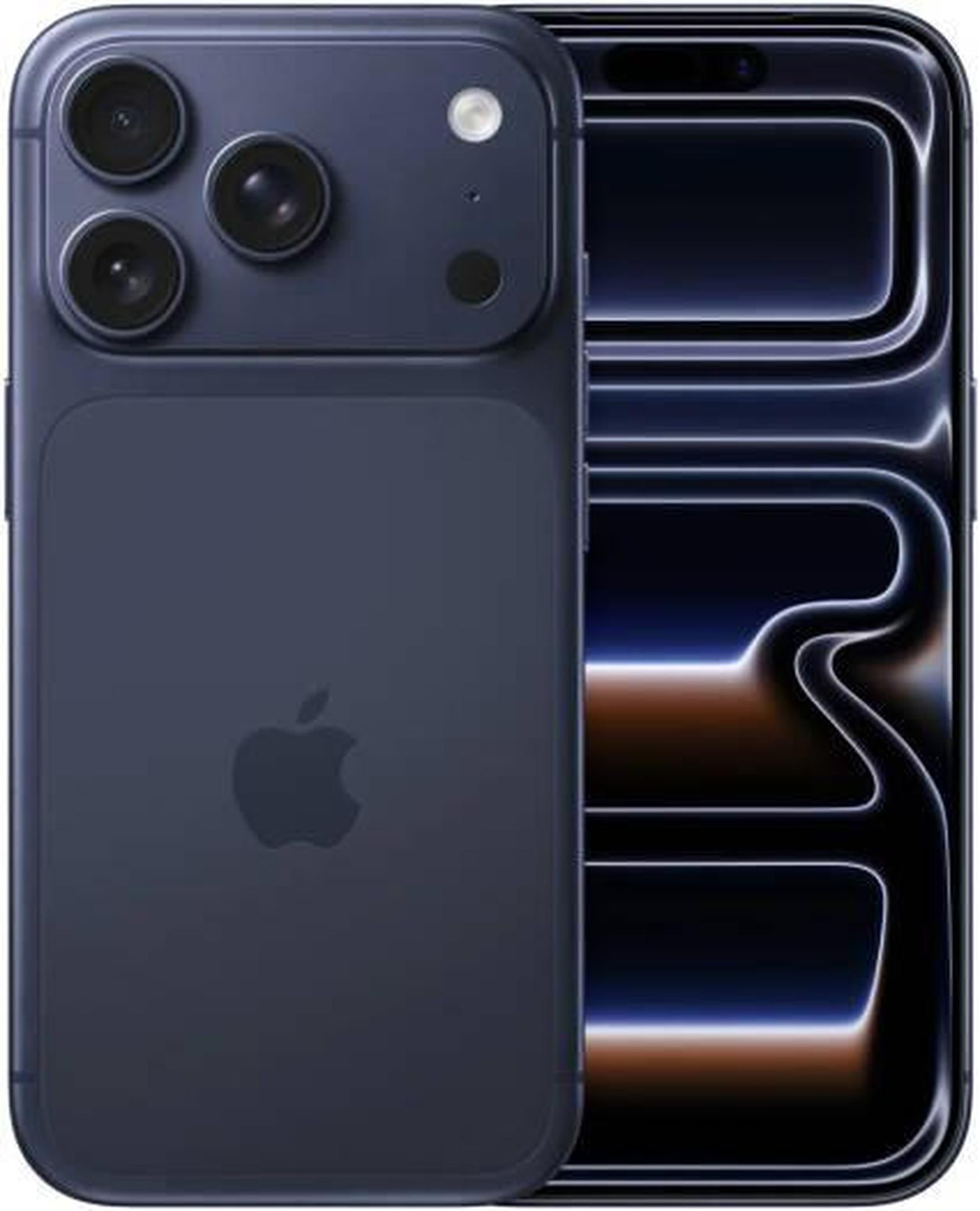 Apple iPhone 17 Pro, 6.3" Super Retina XDR Display, A19 Pro Chip,6 Core GPU, 16 Core Neural Engine, 512GB Storage, 5G/WiFi7, Physical SIM & eSIM, INTL, Deep Blue | 17-PRO