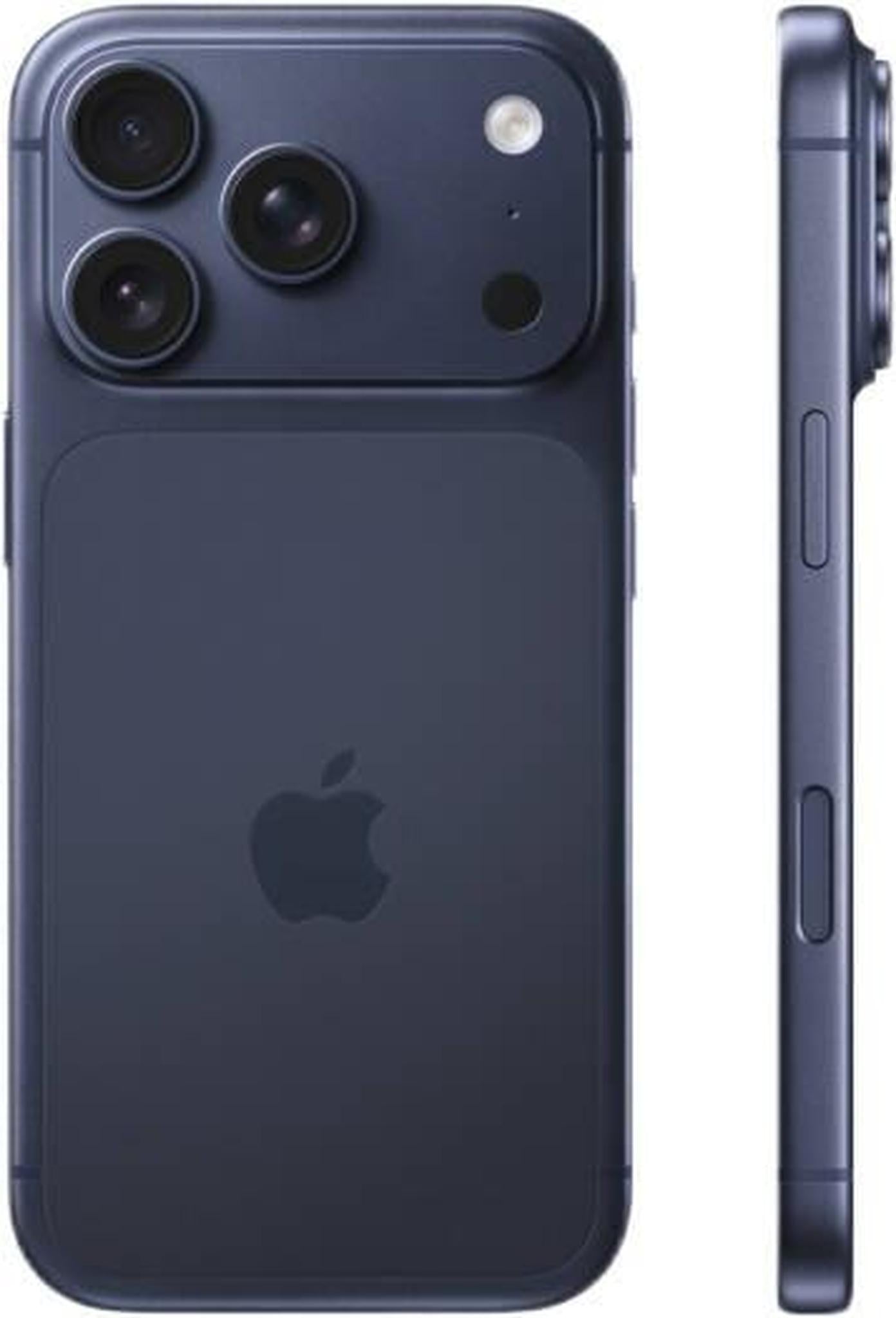 Apple iPhone 17 Pro, 6.3" Super Retina XDR Display, A19 Pro Chip,6 Core GPU, 16 Core Neural Engine, 512GB Storage, 5G/WiFi7, Physical SIM & eSIM, INTL, Deep Blue | 17-PRO